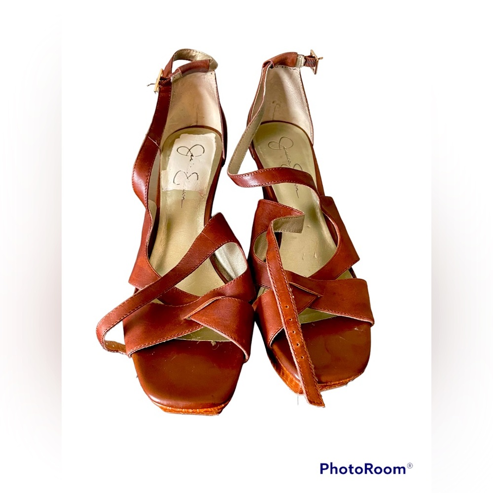 Jessica Simpson dark brown dress shoes